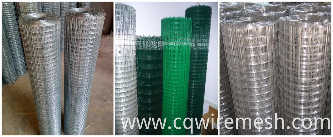 PVC Coated Green Wire Netting Galvanized Welded Wire Mesh for Garden Fence and Cages